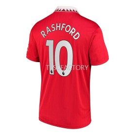 Jalkapallo Pelipaidat/Peliasut Manchester United Rashford 10 Kotipaita 2022-2023 Lyhythihainen